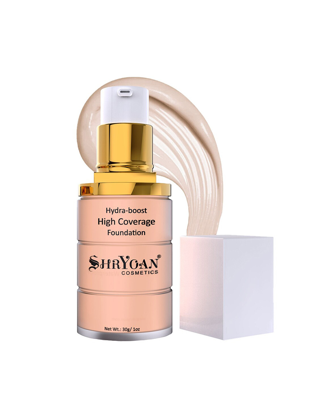 SHRYOAN Hydra-boost High Coverage Foundation Light Rose 40 gm
