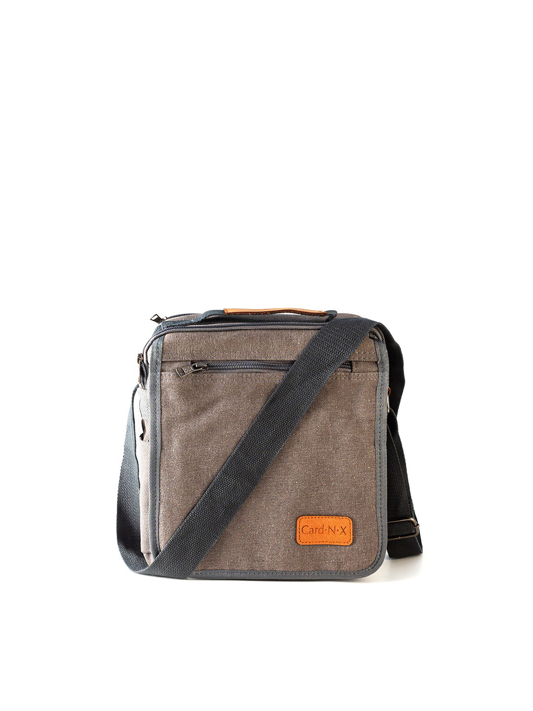 Goatter Unisex Grey & Beige Messenger Bag