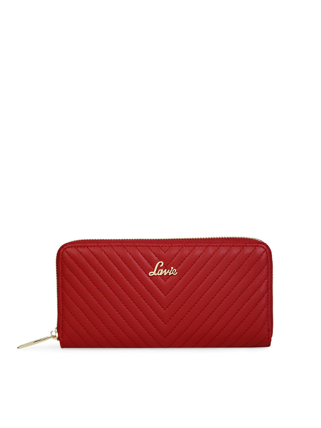 Lavie Chevron Women Zip Around Wallet