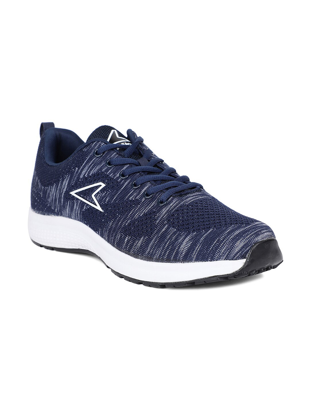 Power Men Blue Textile Running Non-Marking Shoes