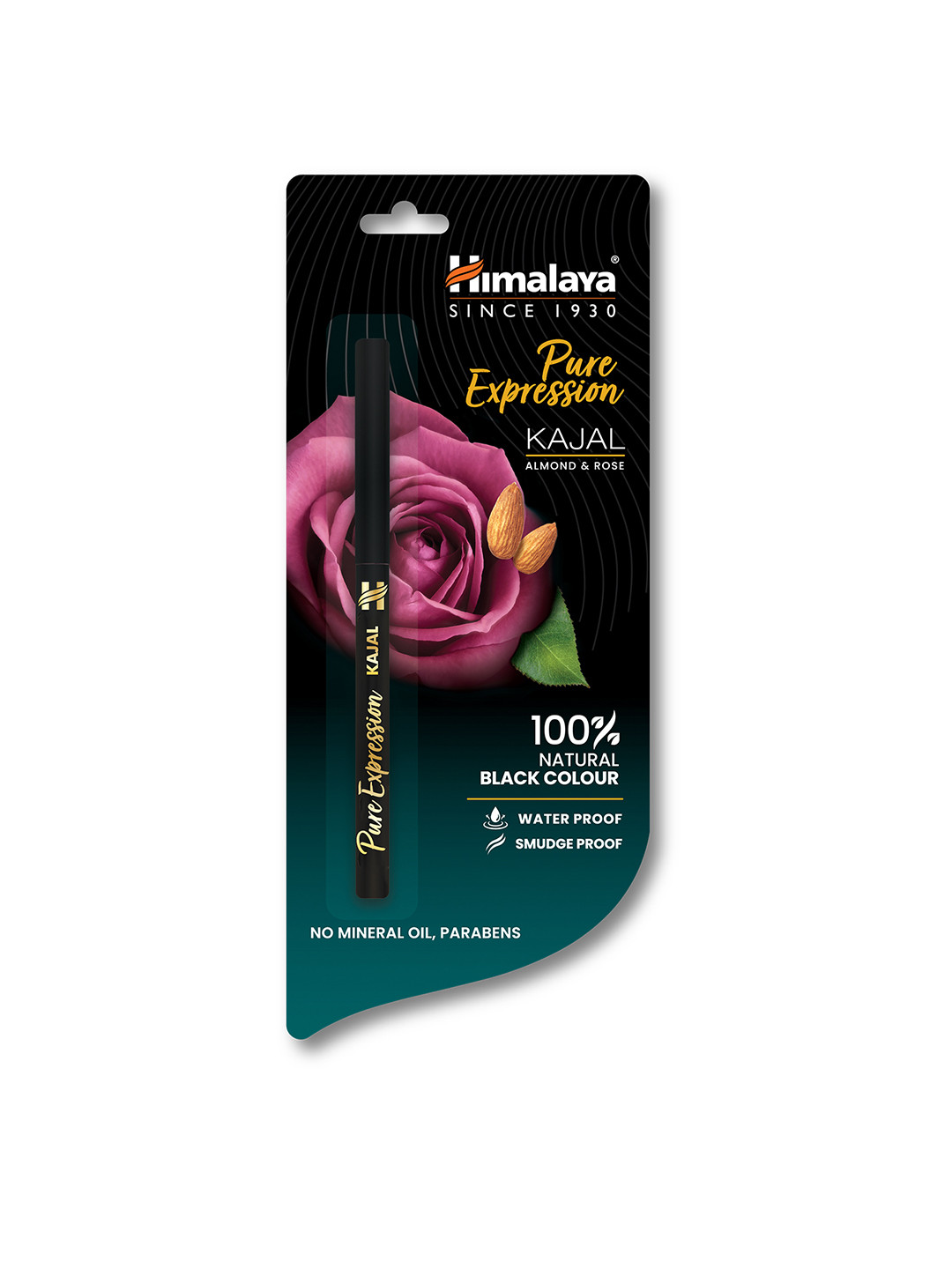 Himalaya Waterproof & Smudge Proof 100% Natural Pure Expression Kajal 0.30g - Black