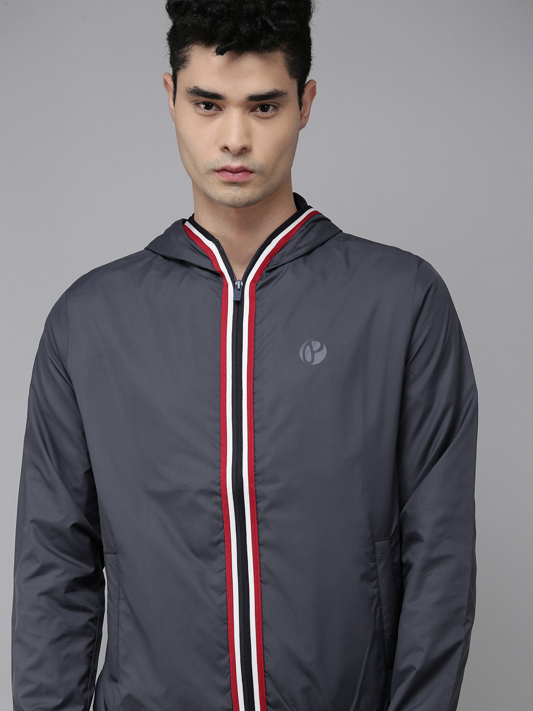 Pepe Jeans Men Blue Bomber Jacket