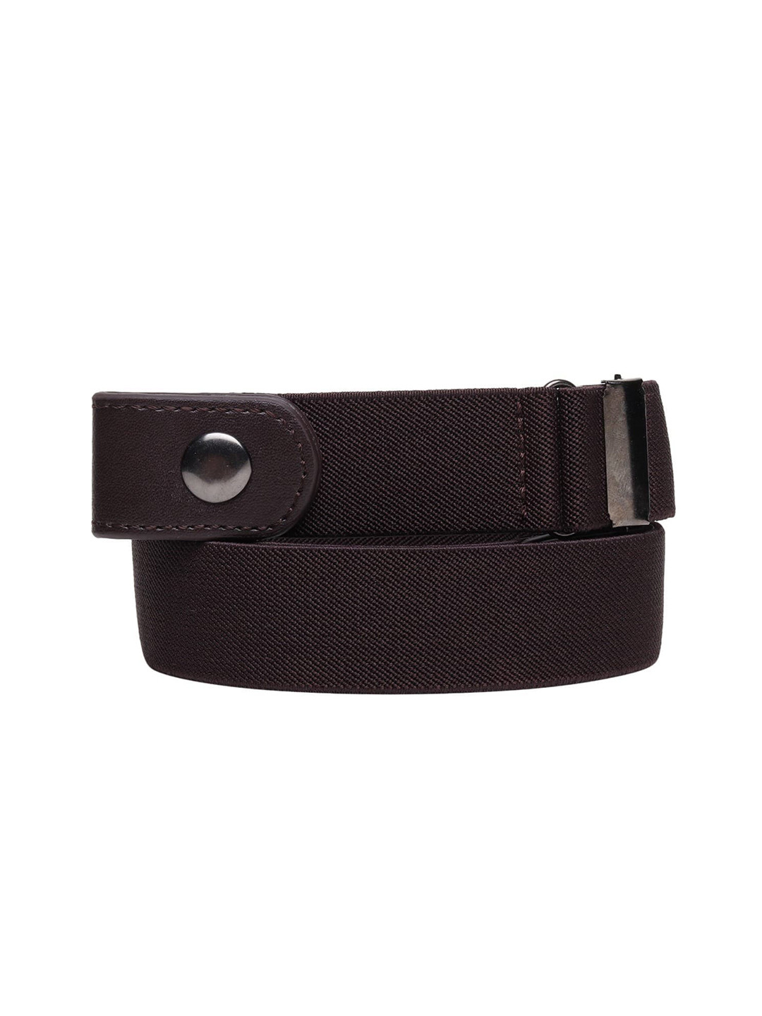 WINSOME DEAL Women Brown  Strech Canvas Dress Belt