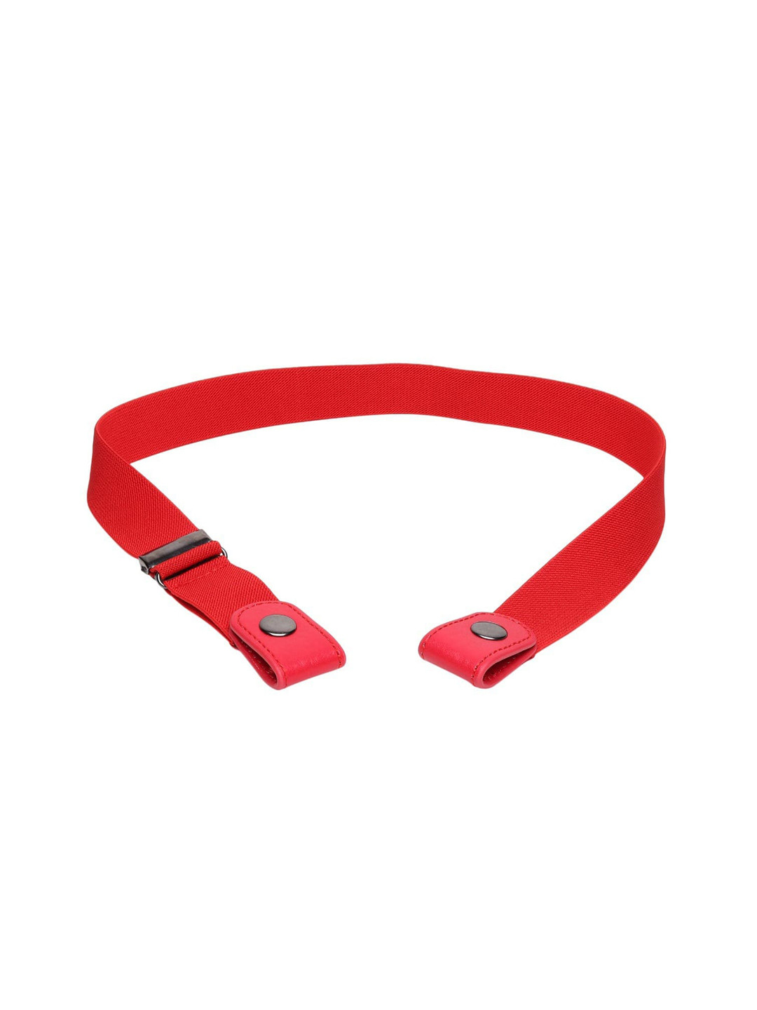 WINSOME DEAL Women Red Canvas Dress Belt