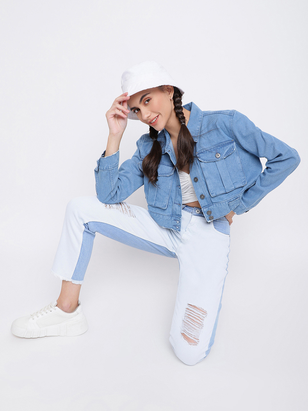 Belliskey women's Blue full sleeve Denim Jacket