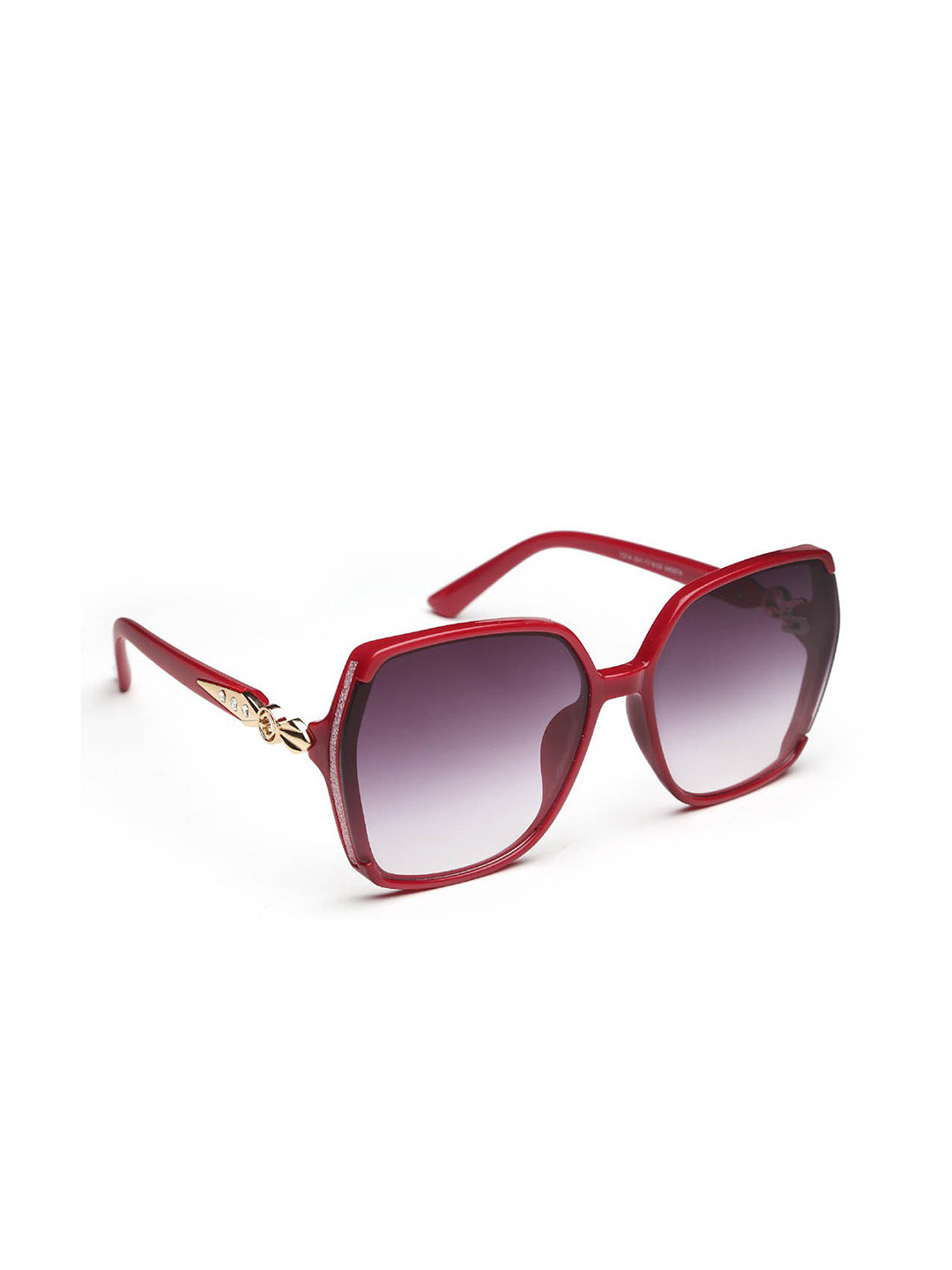 YourSpex Unisex Purple Lens & Red Other Sunglasses with UV Protected Lens