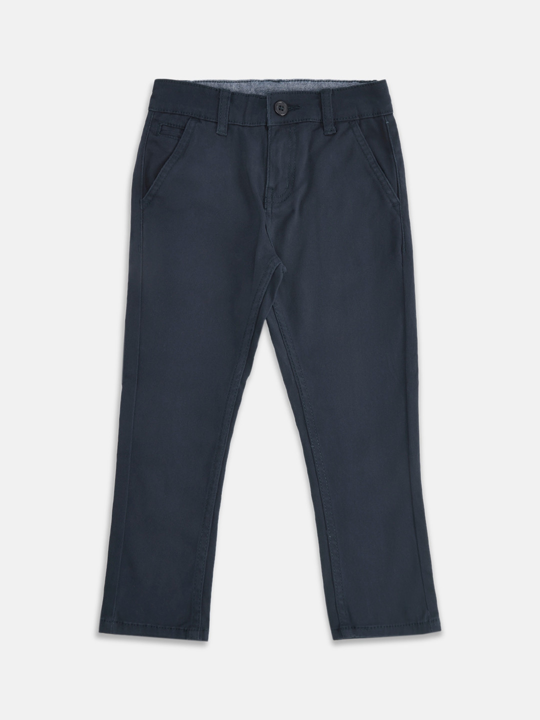 Pantaloons Junior Boys Navy Blue Chinos Trouser