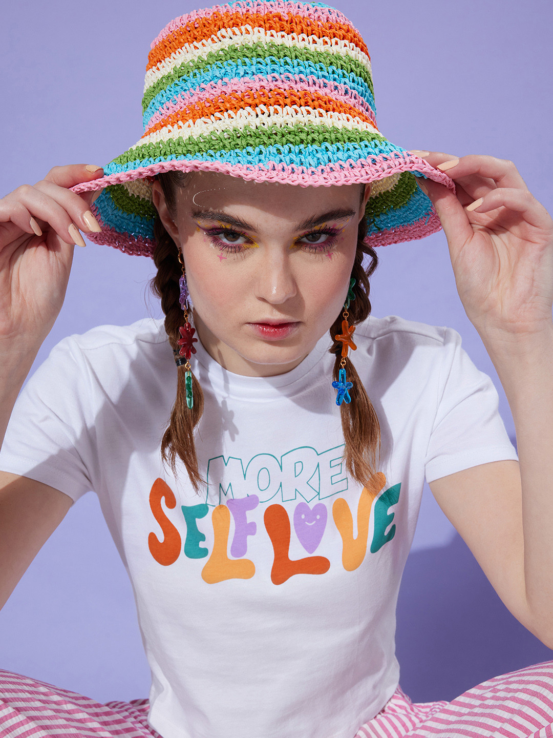 People Women Striking Off-White Typography Seriously Silly Tshirt