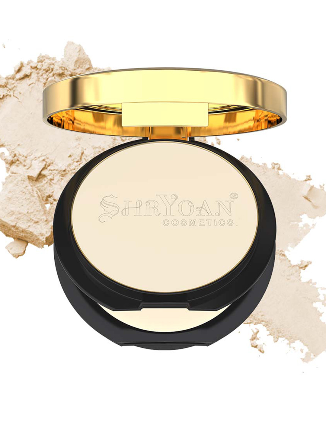 SHRYOAN Beige Colored 2 In 1 Oil Control Compact Powder