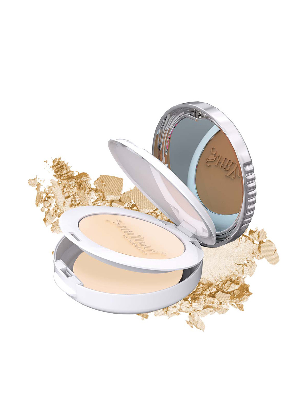 SHRYOAN Lightweight 2 In 1 Ultra Silky Waterproof Premium Compact Powder 23g - Shade 02