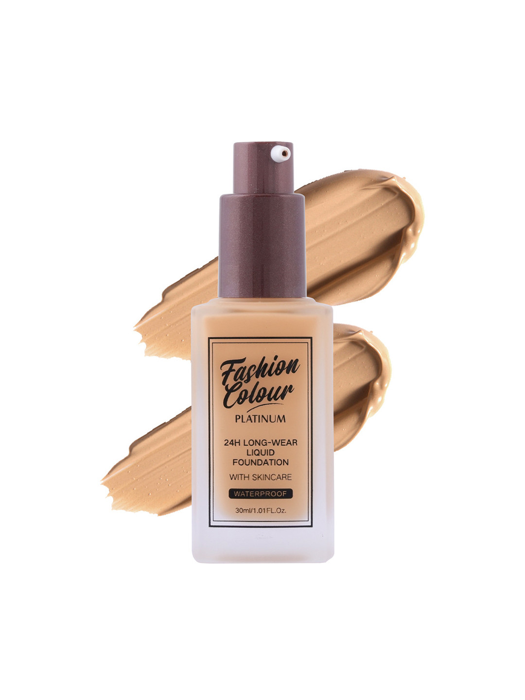 Fashion Colour Platinum 24HR Longwear Matte Liquid Foundation with Skincare 30ml - Bronze
