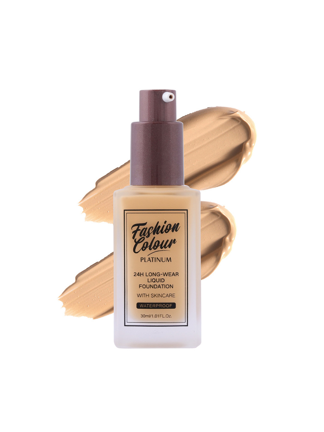 Fashion Colour Platinum 24HR Longwear Matte Liquid Foundation with Skincare 30ml - Sugar