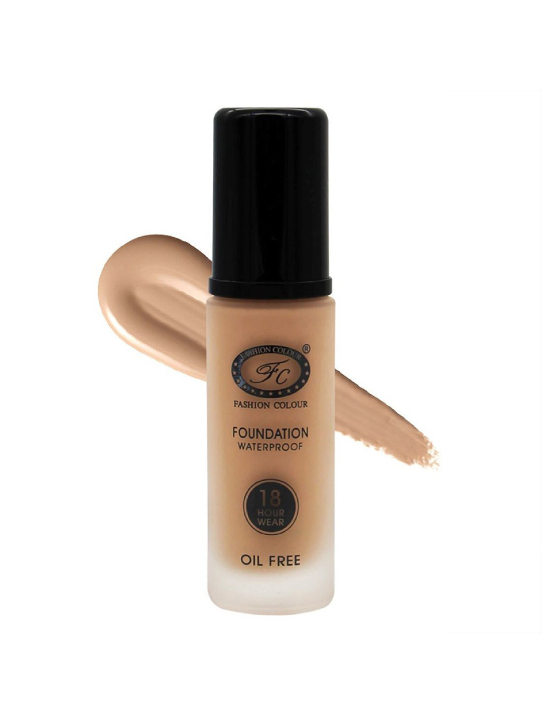 Fashion Colour Oil-Free 18-Hour Wear Waterproof Liquid Foundation 30ml - Warm Amber 01