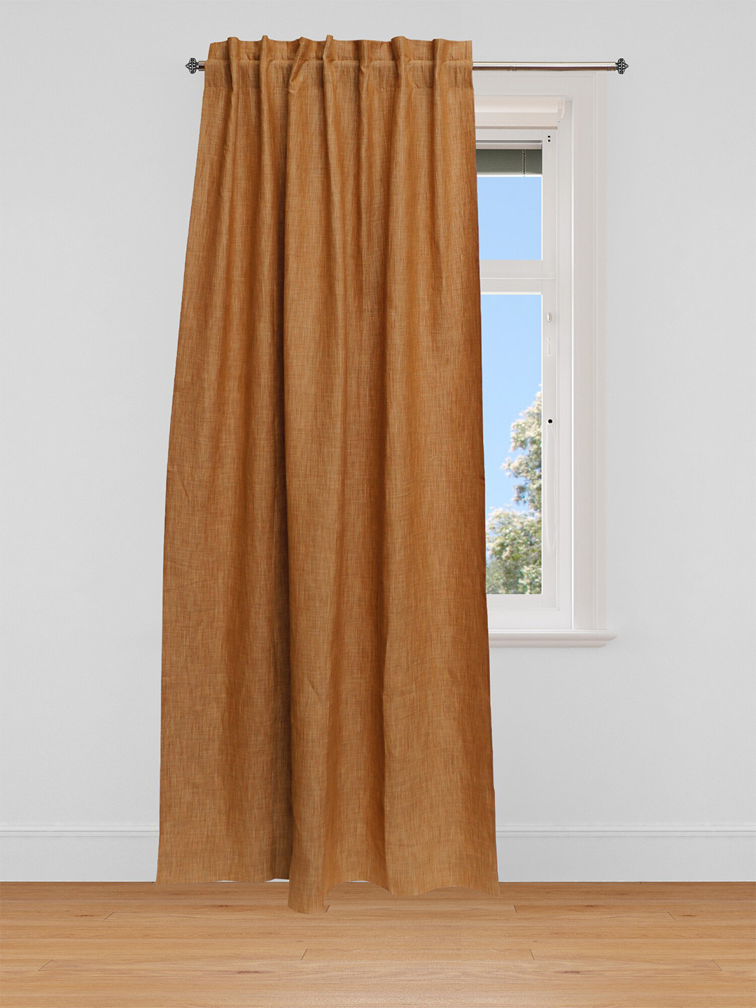 ZEBA Brown Window Curtain