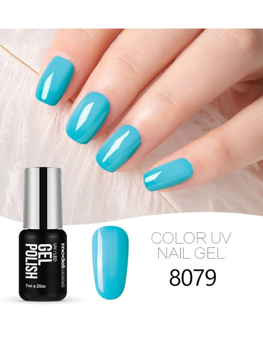 Modelones Varnish Gel Nail Art UV LED Soak Off Gel Nail Polish MNG-7ml-8079