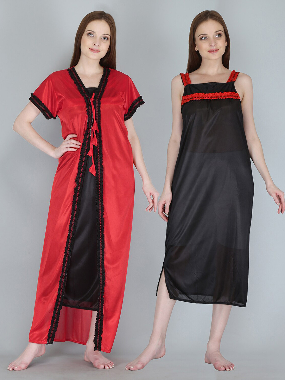 Be You Red Maxi Nightdress