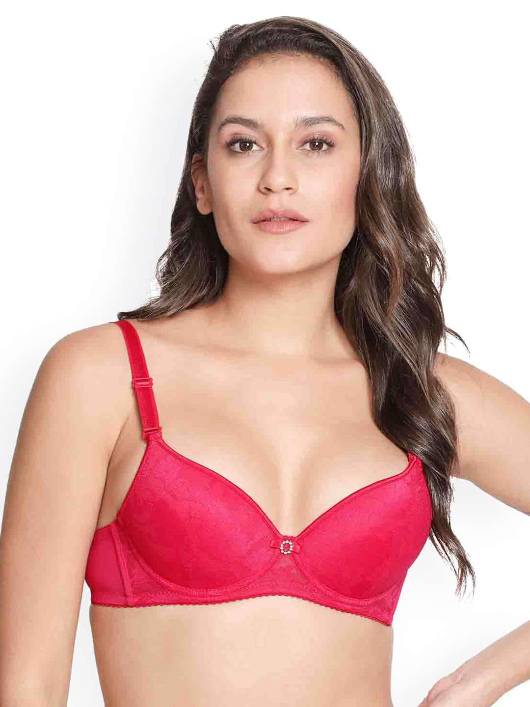 Susie Fuchsia Bra Underwired Lightly Padded