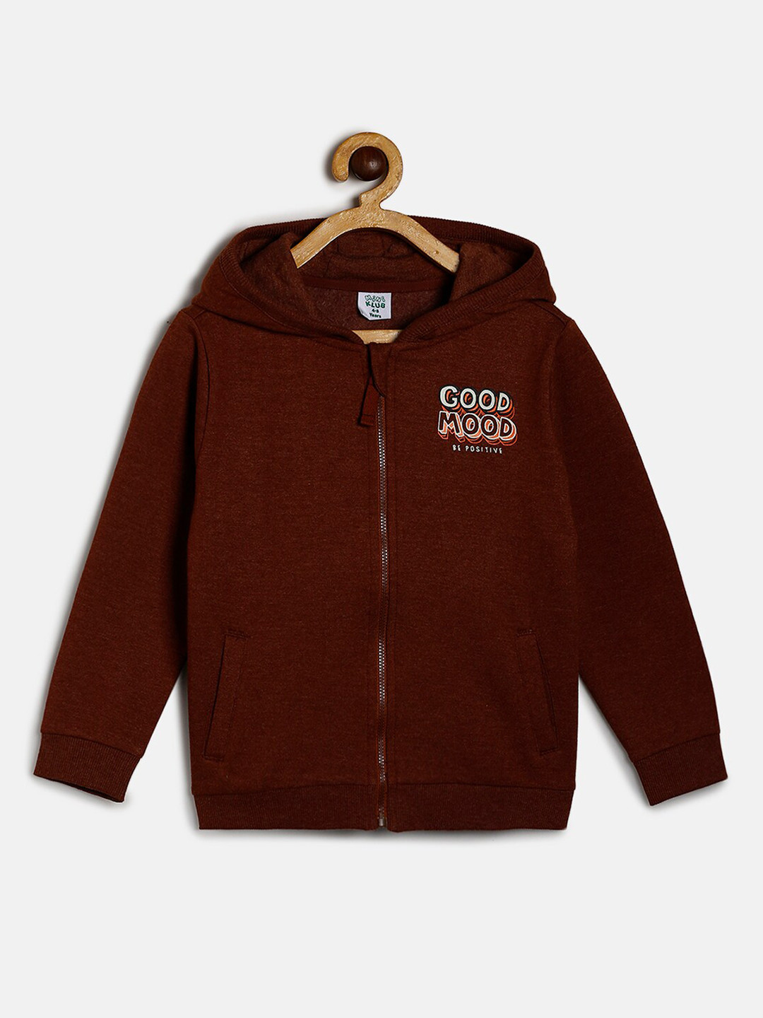 MINI KLUB Boys Brown Lightweight Open Front Jacket