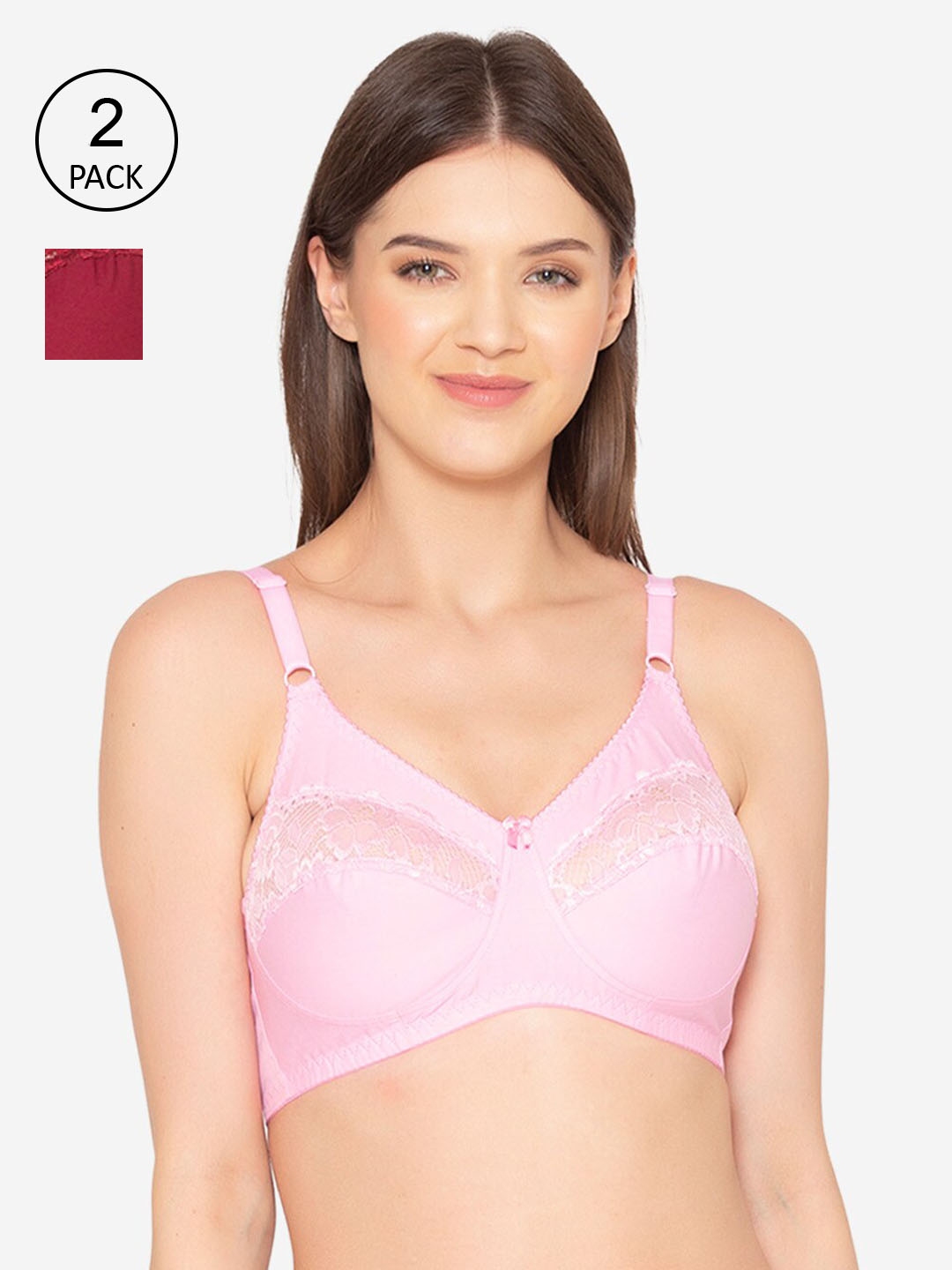 Buy Groversons Paris Beauty Non Padded Full Coverage Seamless Plus