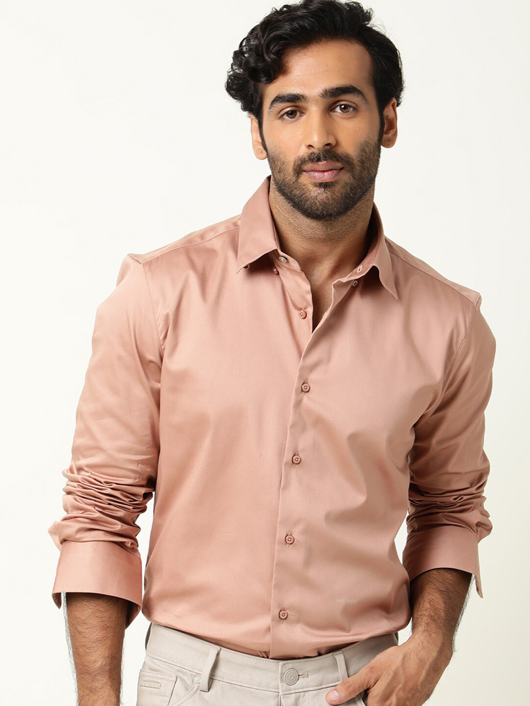 RARE RABBIT Men Como Slim Fit Shirt