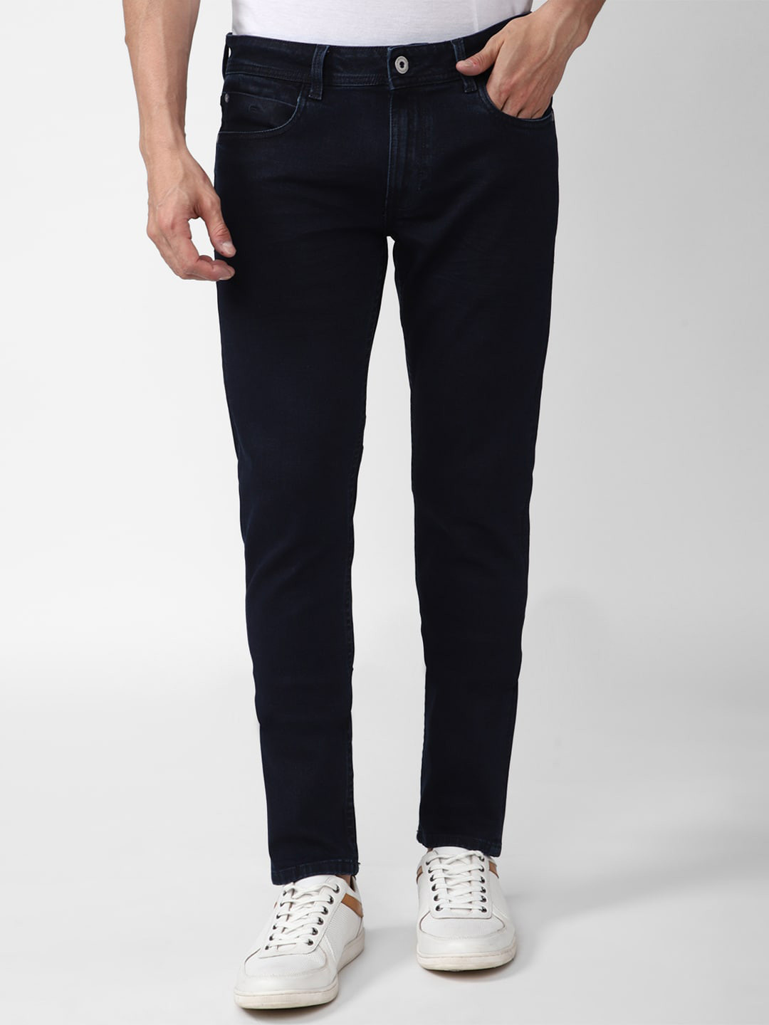 Peter England Casuals Men Black Skinny Fit Jeans
