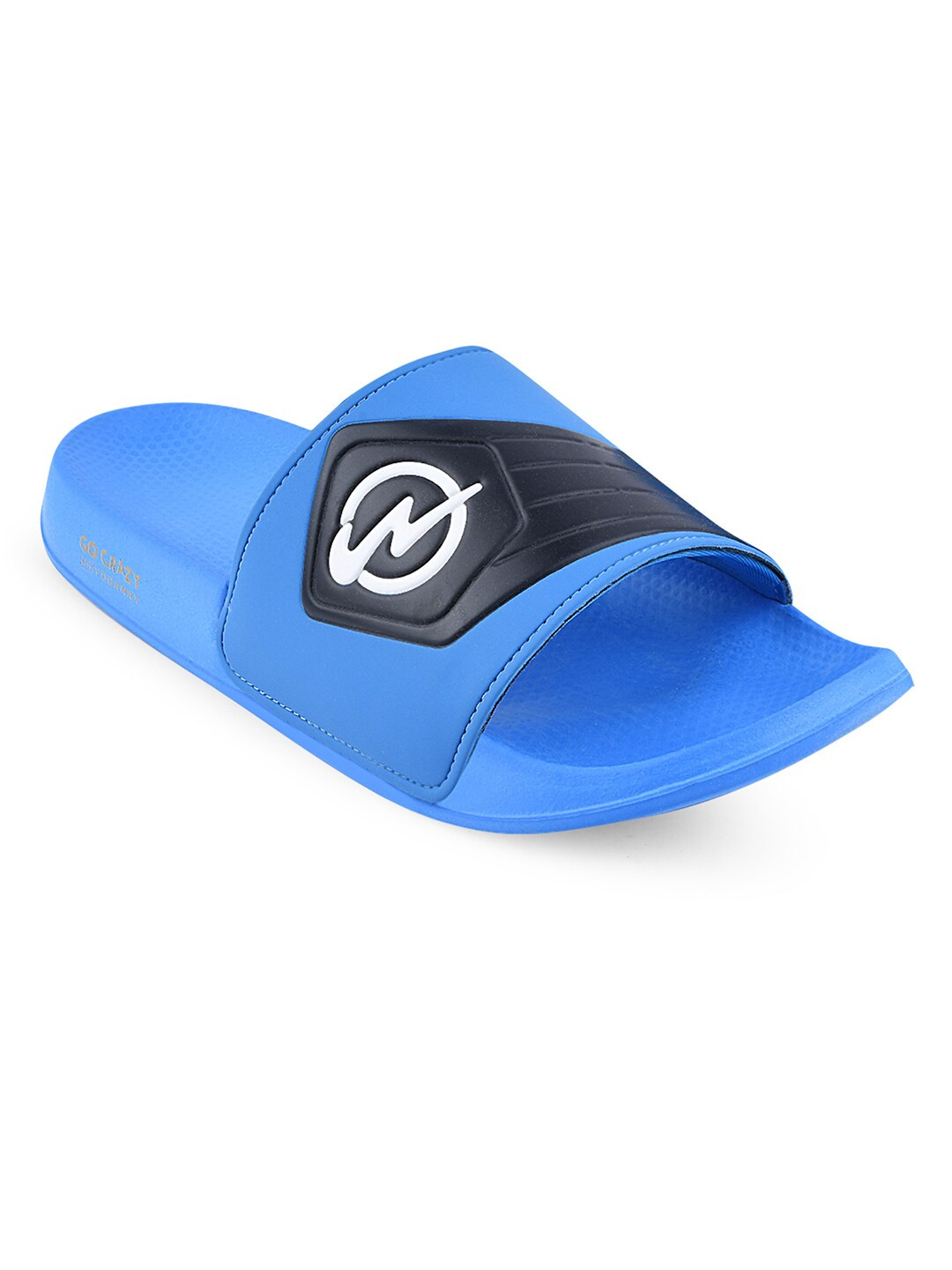 Campus Men SL-429 Blue & Black Sliders