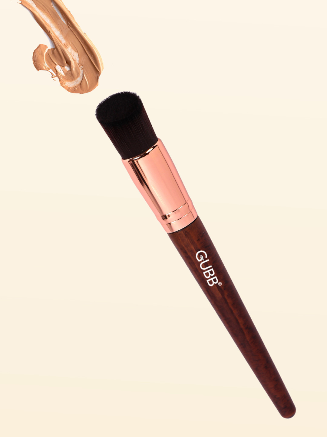 GUBB Buffer Foundation Makeup Brush - Brown