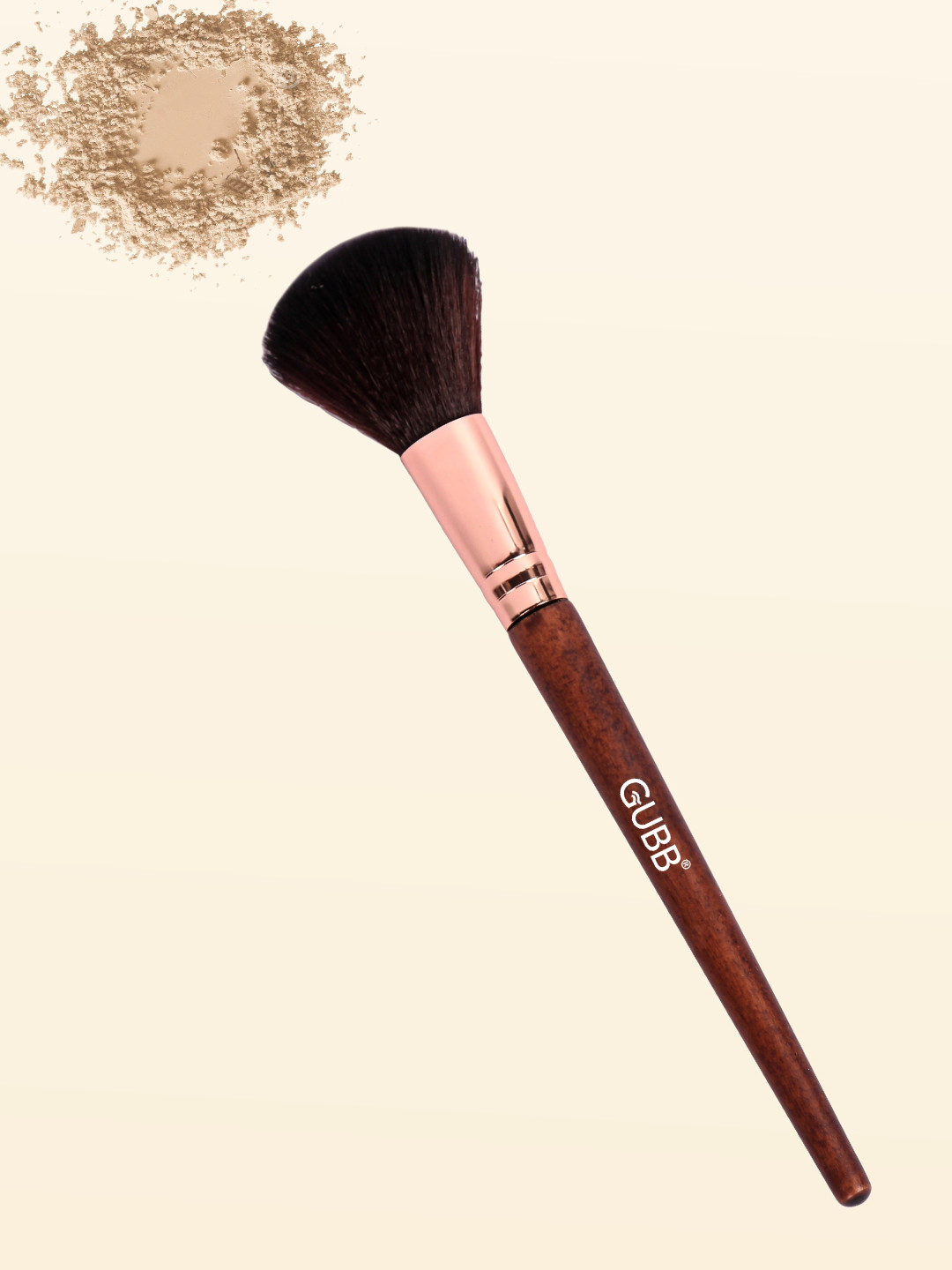 GUBB Makeup Blush Brush For Face - Brown
