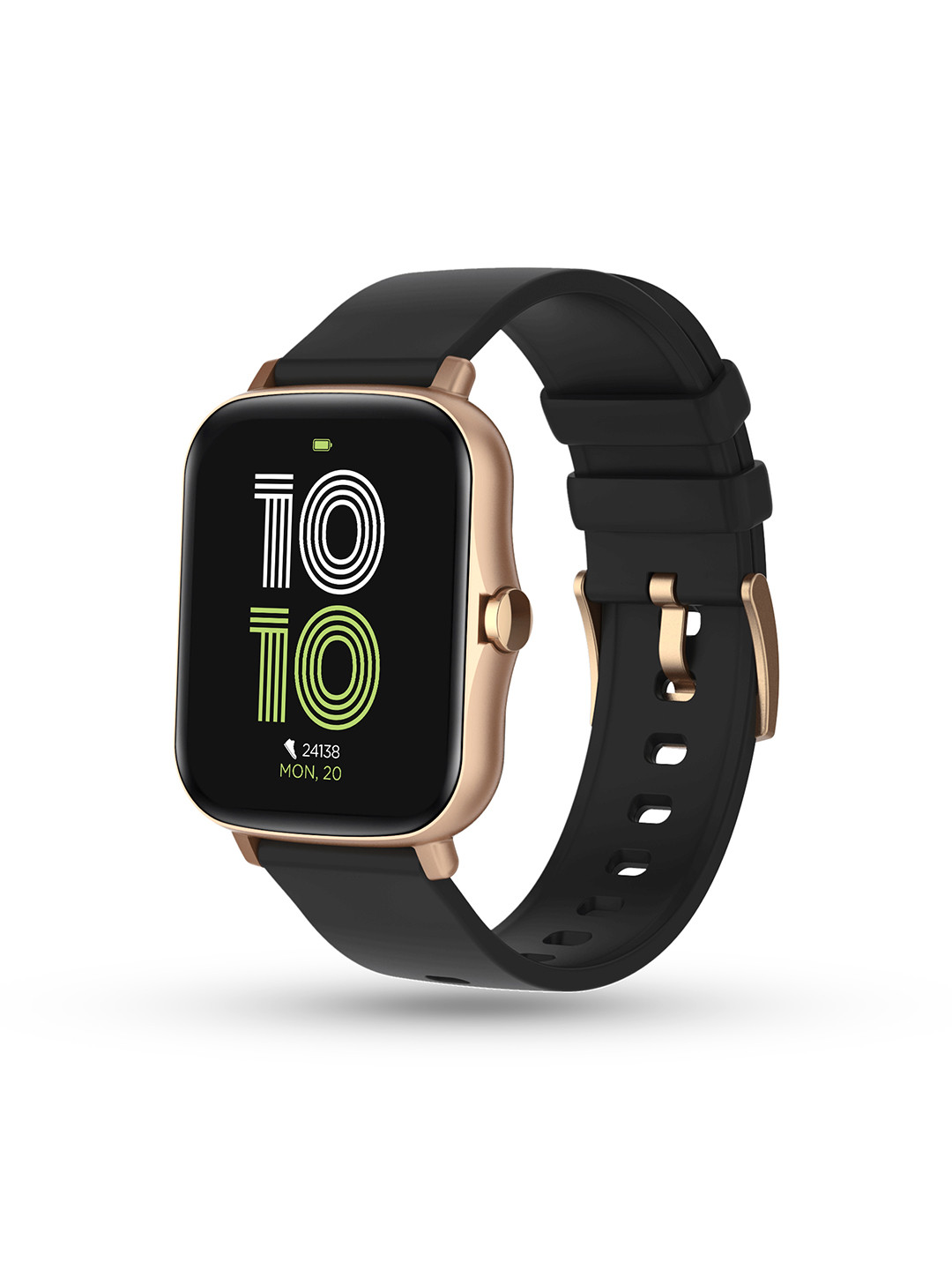 pebble Unisex Midnight Spark 1.7 Inch BT Calling With SPO2 Smartwatch PFB23