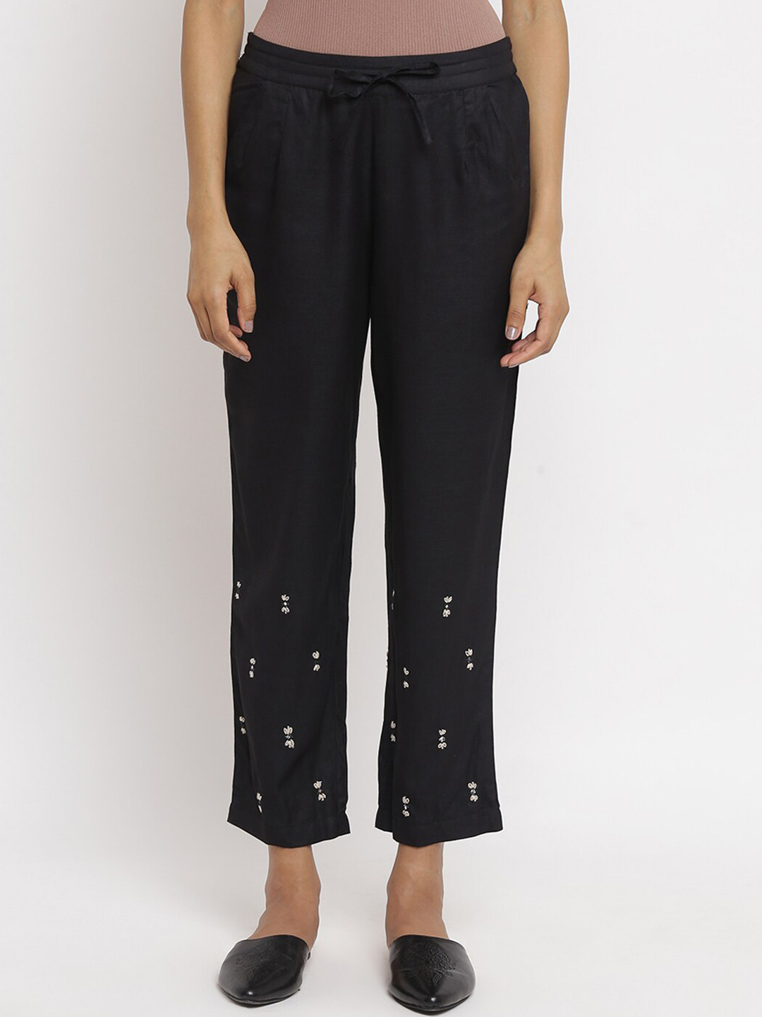 Folksong Collection Women Black Trousers