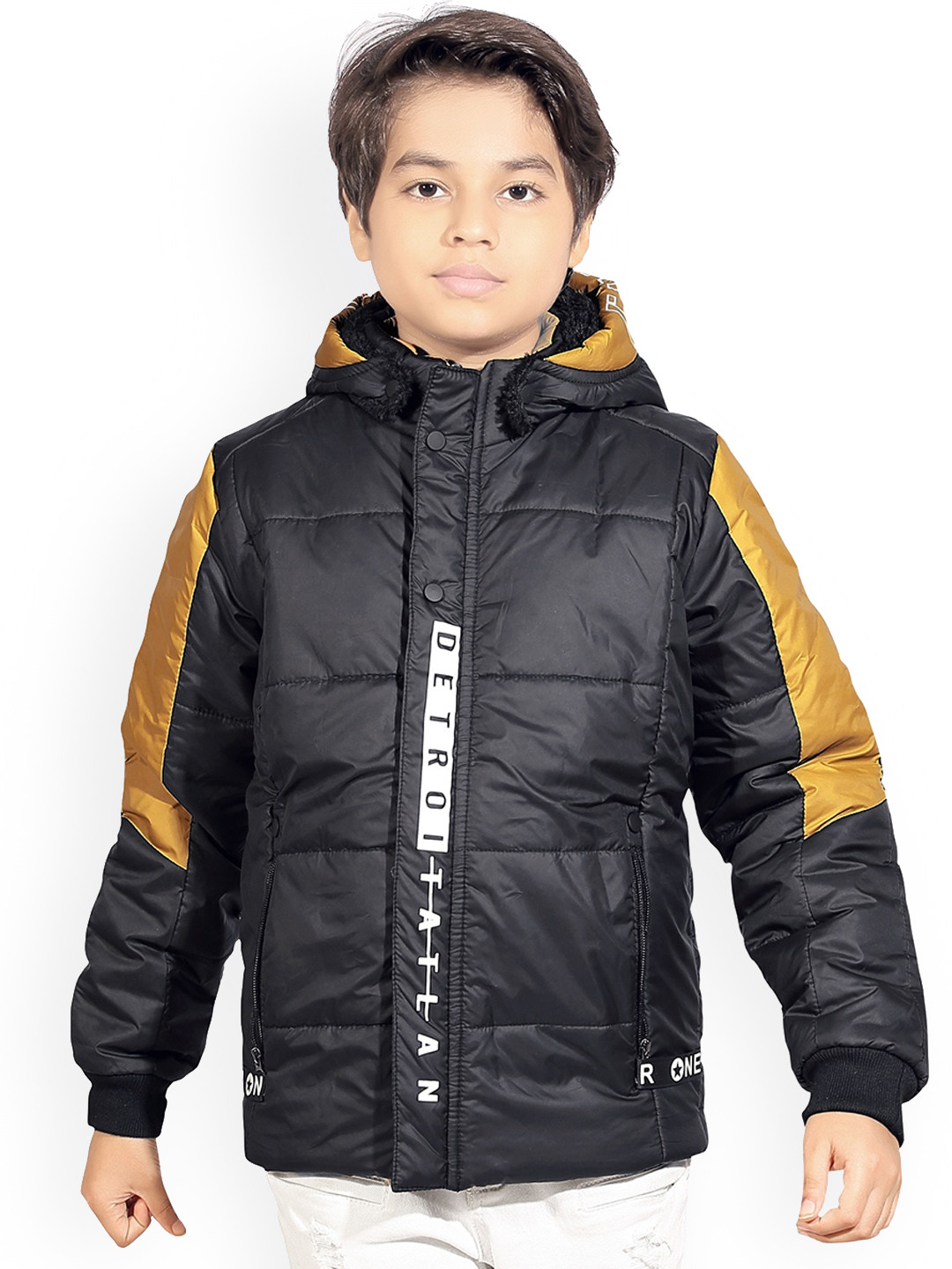 AD & AV Boys Charcoal Water Resistant Padded Jacket