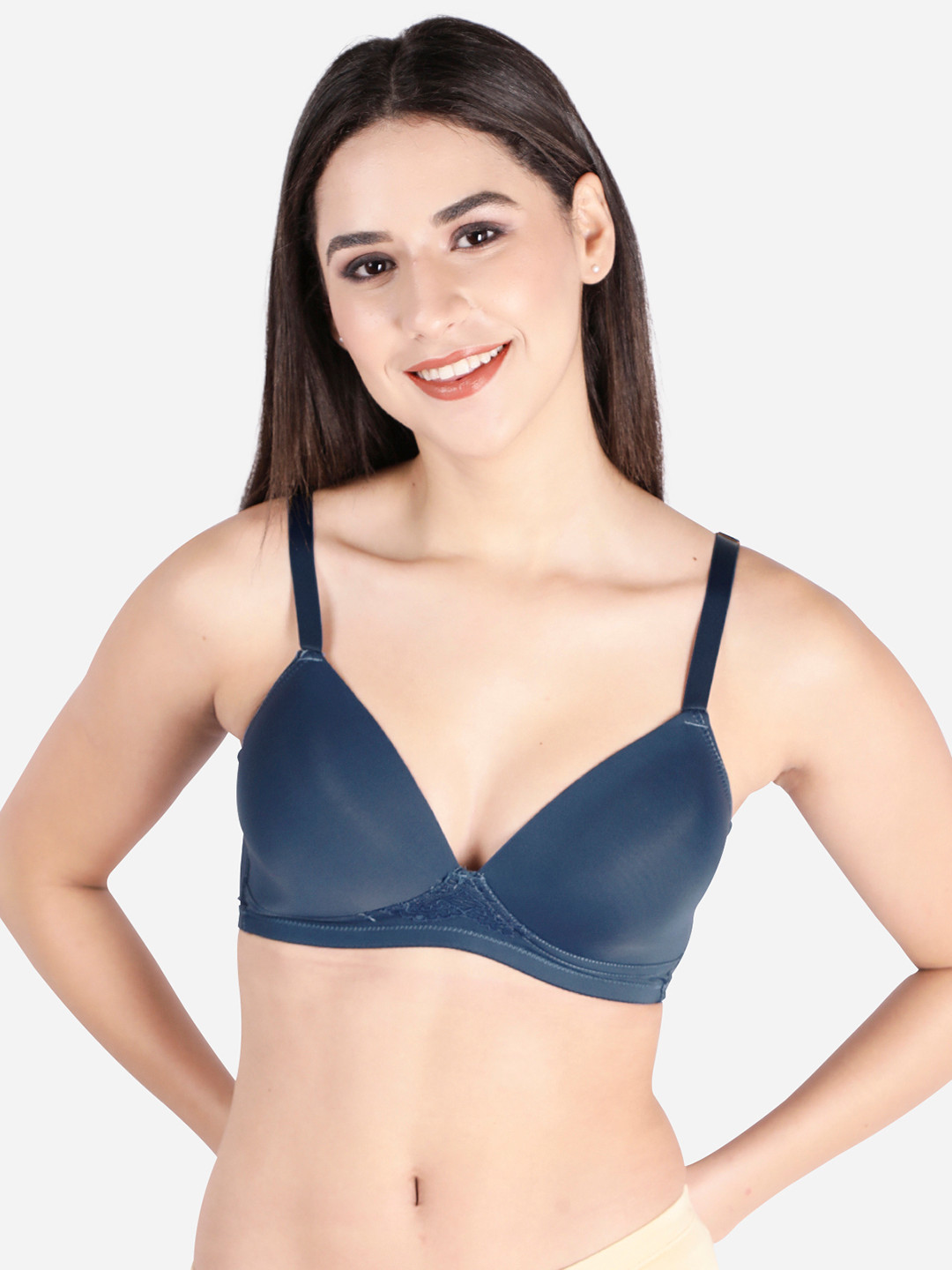 shyaway Blue Everyday Bra - Lightly Padded