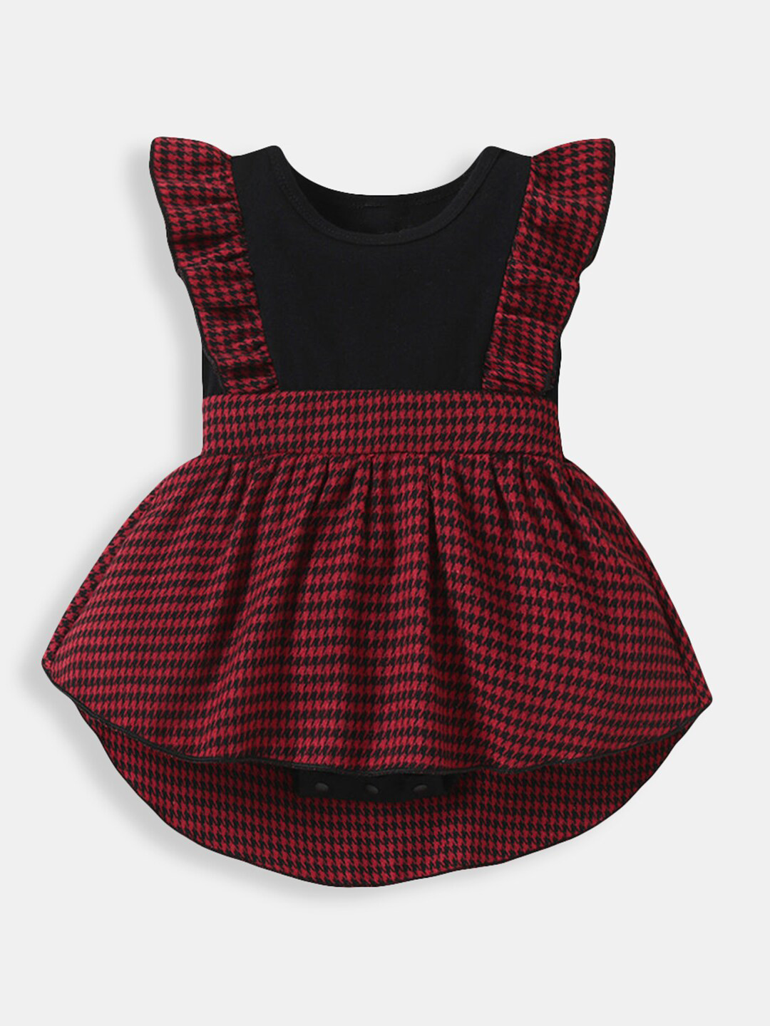 Hopscotch Red A-Line Mini Dress