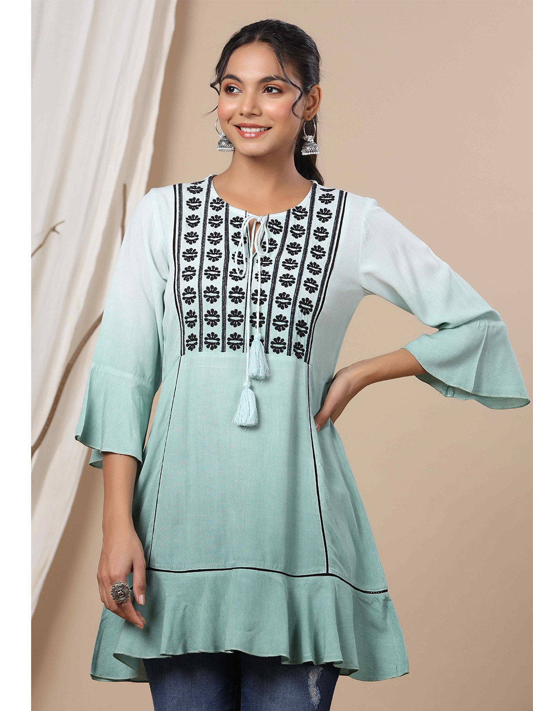 Juniper Women Green Tunics