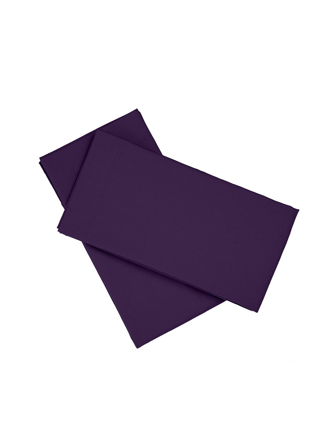 Sleeping Owls- because your sleep matters Adults Set Of 2 Purple Pure Cotton Pillow Covers