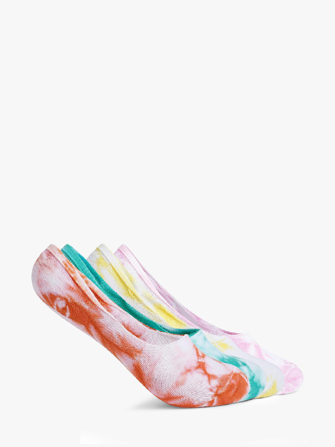 Smarty Pants Women Pack Of 4 Assorted Cotton Shoe Liners