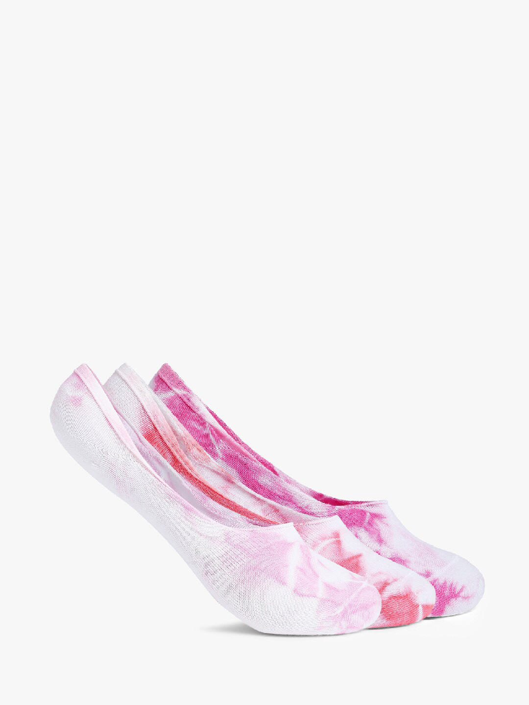 Smarty Pants Women Pack of 3 Tie & Dye Printed Cotton ShoeLiner
