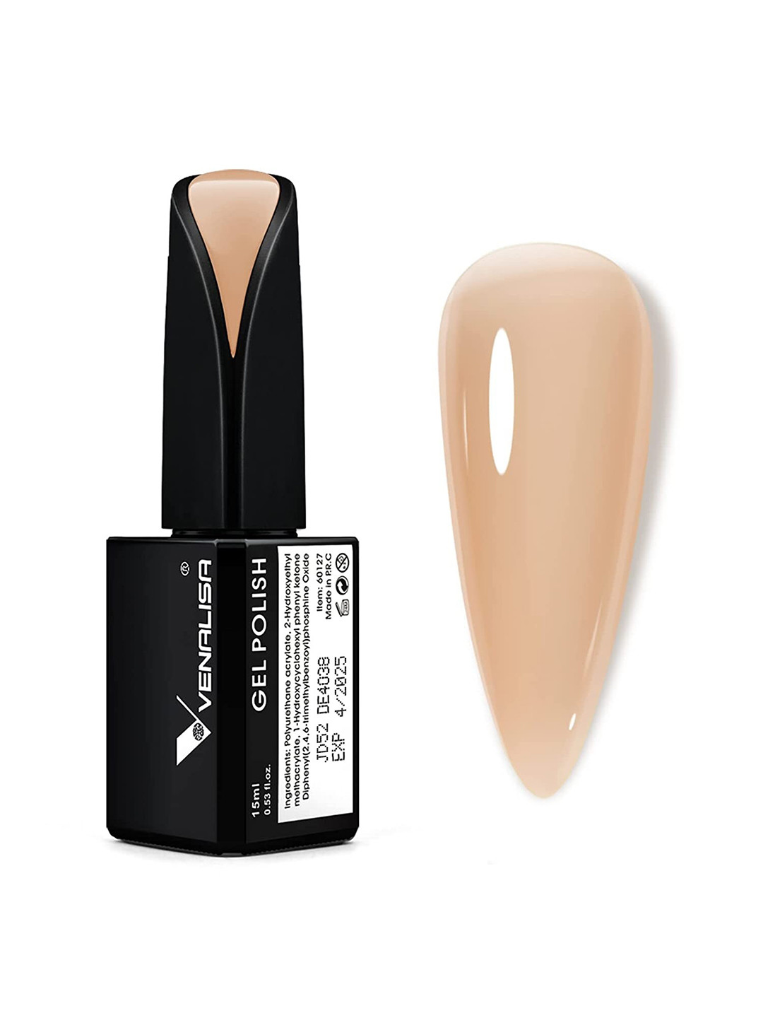 VENALISA Soak Off UV & LED French Gel Camouflage Gel Nail Polish 15 ml - Shade JD52