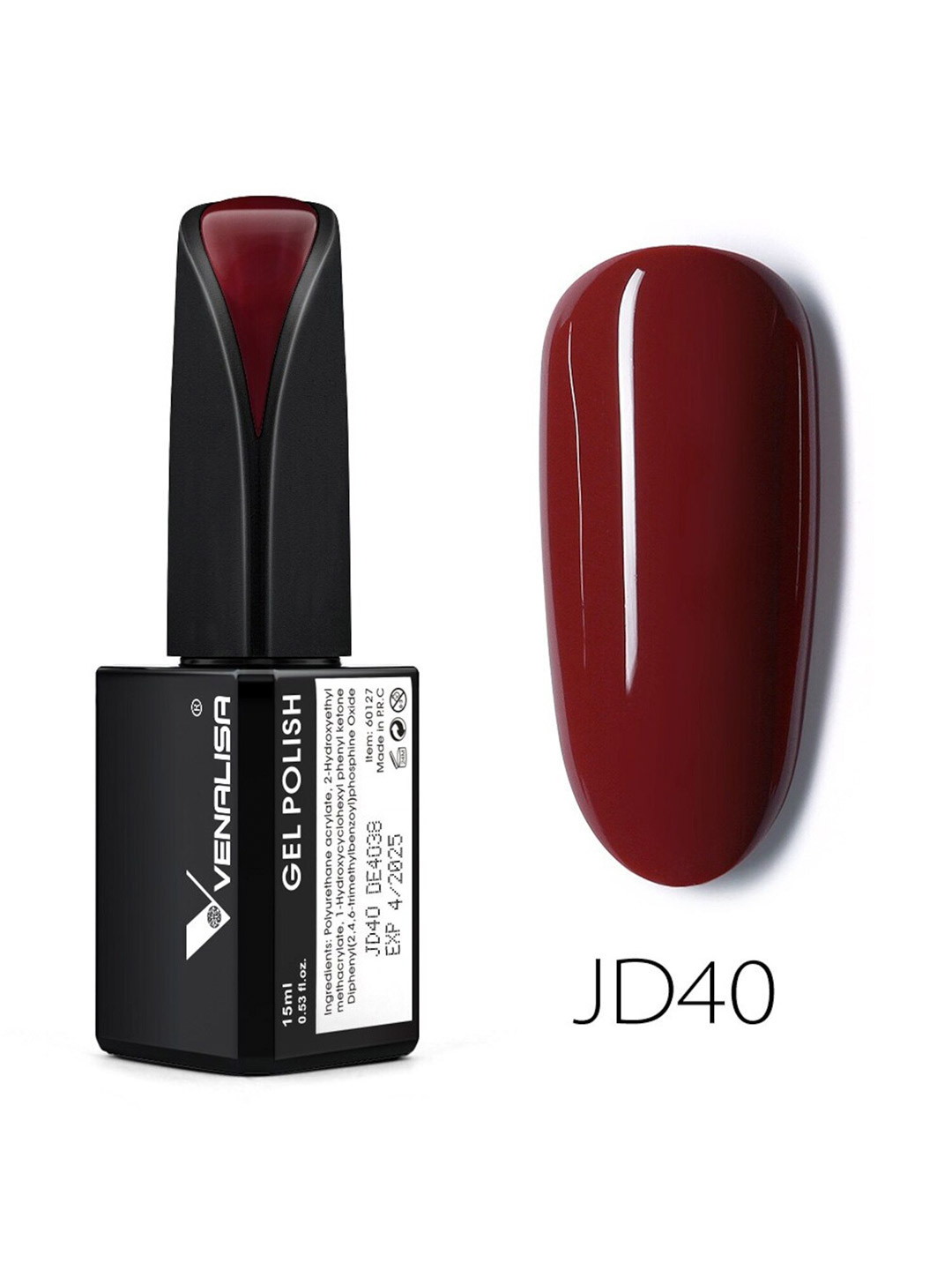 VENALISA WFrench Gel Camouflage Nail Color UV Gel Varnish Soak Off VEN-15ml-JD40 15 ml