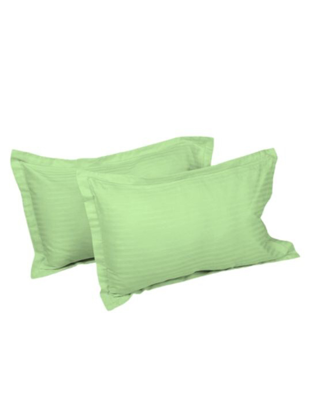 Sleeping Owls- because your sleep matters  Green Self-Design Pure Cotton Pillow Covers