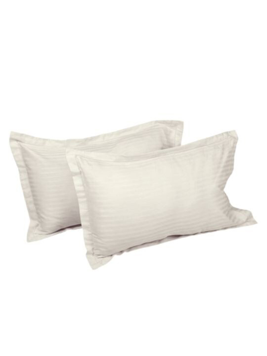 Sleeping Owls- because your sleep matters White Solid Pure Cotton Pillow Covers