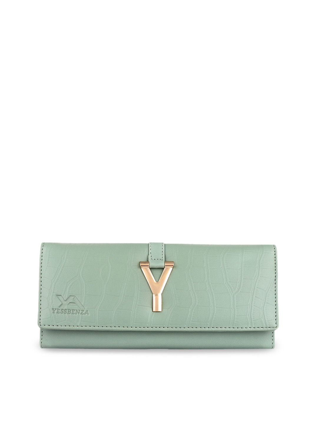 YESSBENZA Women Green Clutches