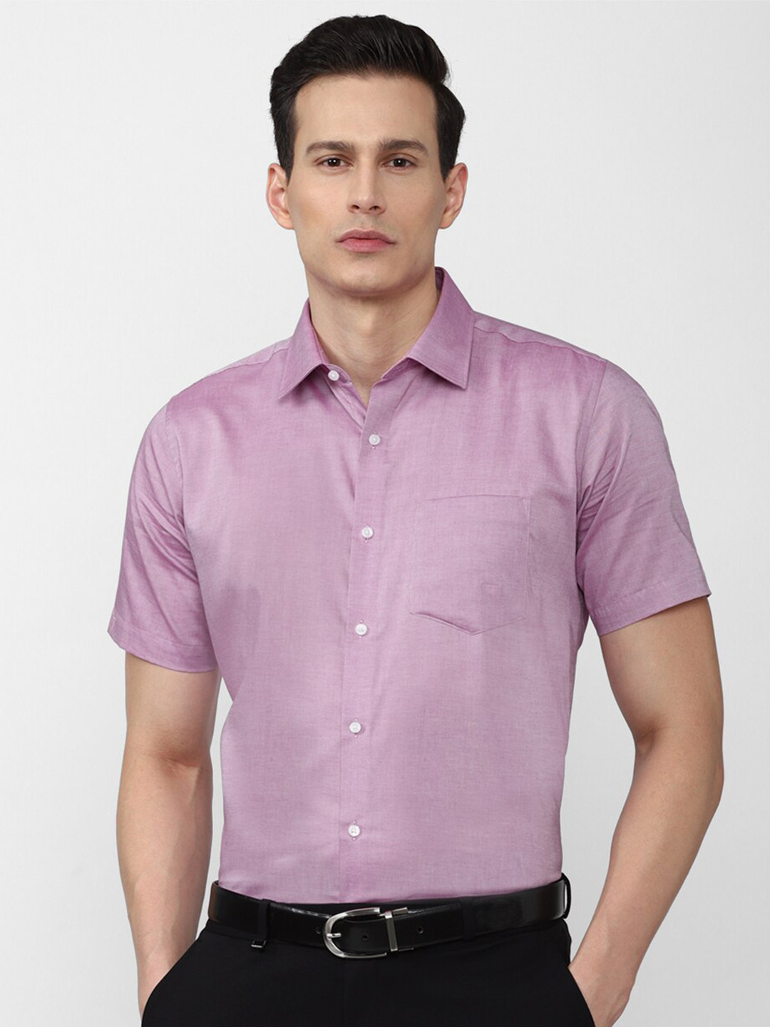 Van Heusen Men Purple Formal Shirt