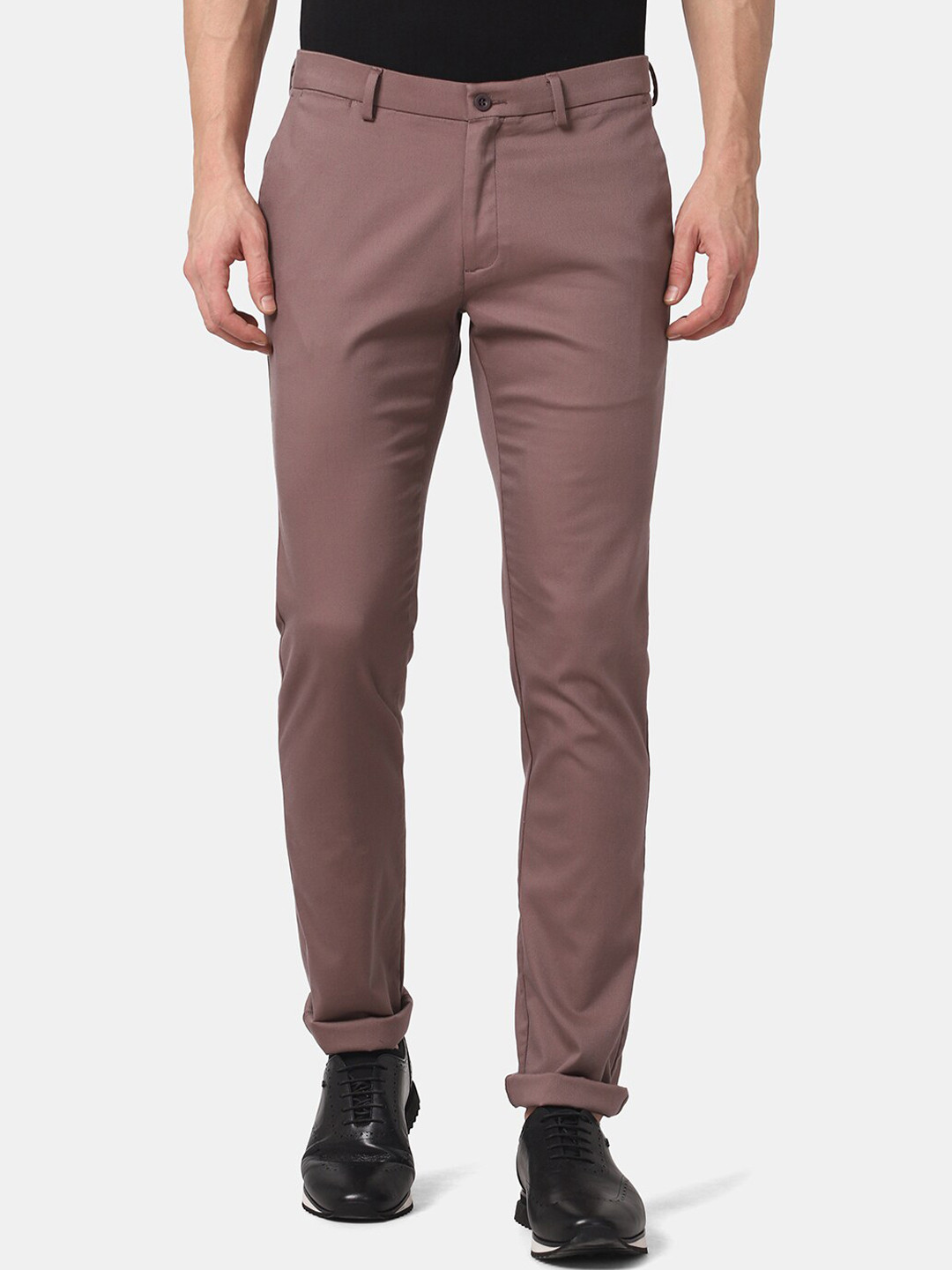 Blackberrys TechPro Men Dusty Pink Casual Trouser