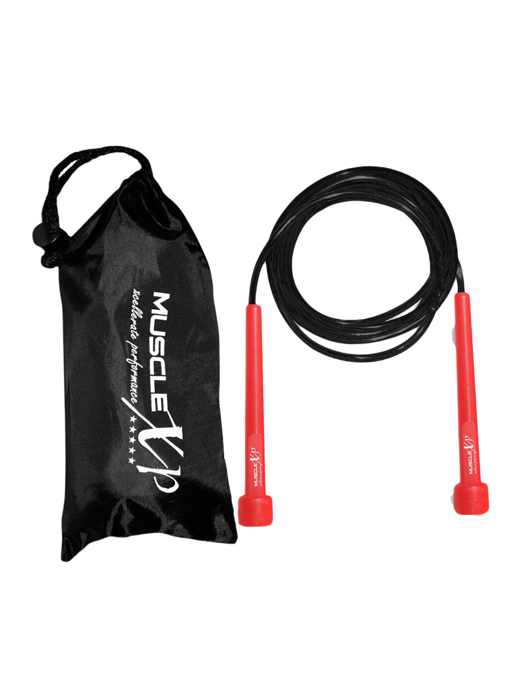 MUSCLEXP Black Skipping Rope