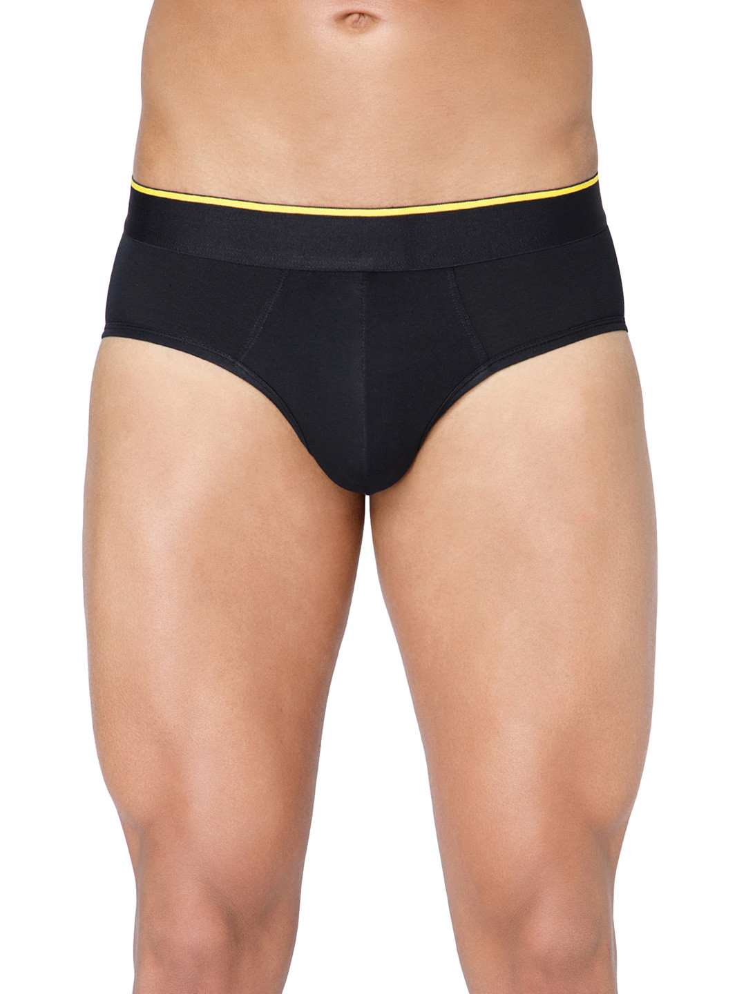 bummer Men Solid Micro Modal Nox Mid Rise Basic Brief