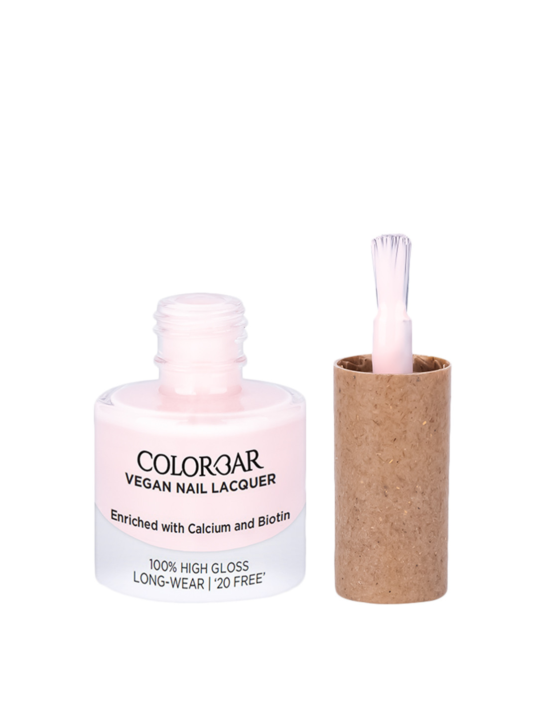 Colorbar High Gloss Vegan Nail Lacquer with Calcium & Biotin 8 ml - Candy Pink 021