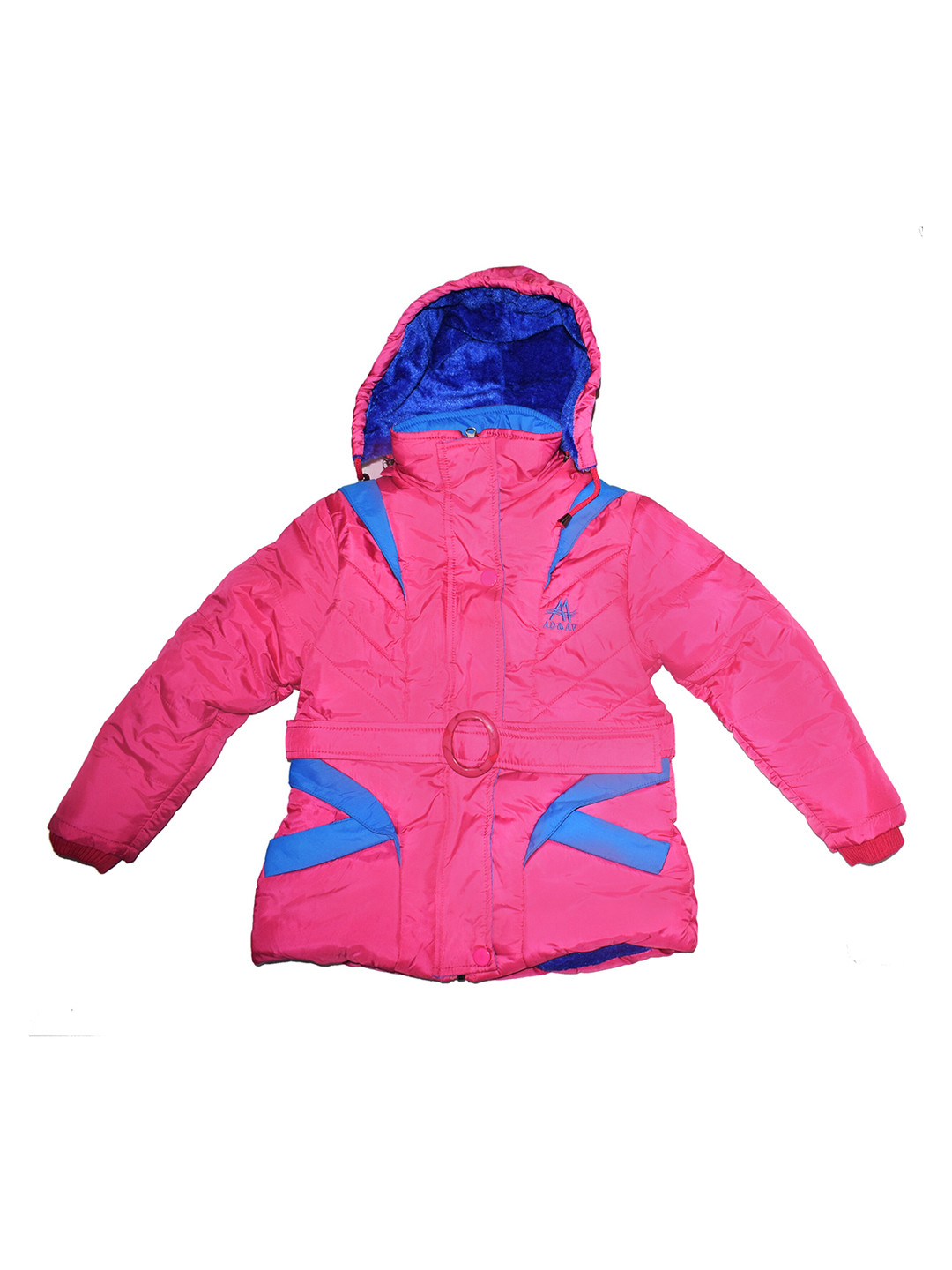 AD & AV Girls Pink Water Resistant Crop Padded Jacket