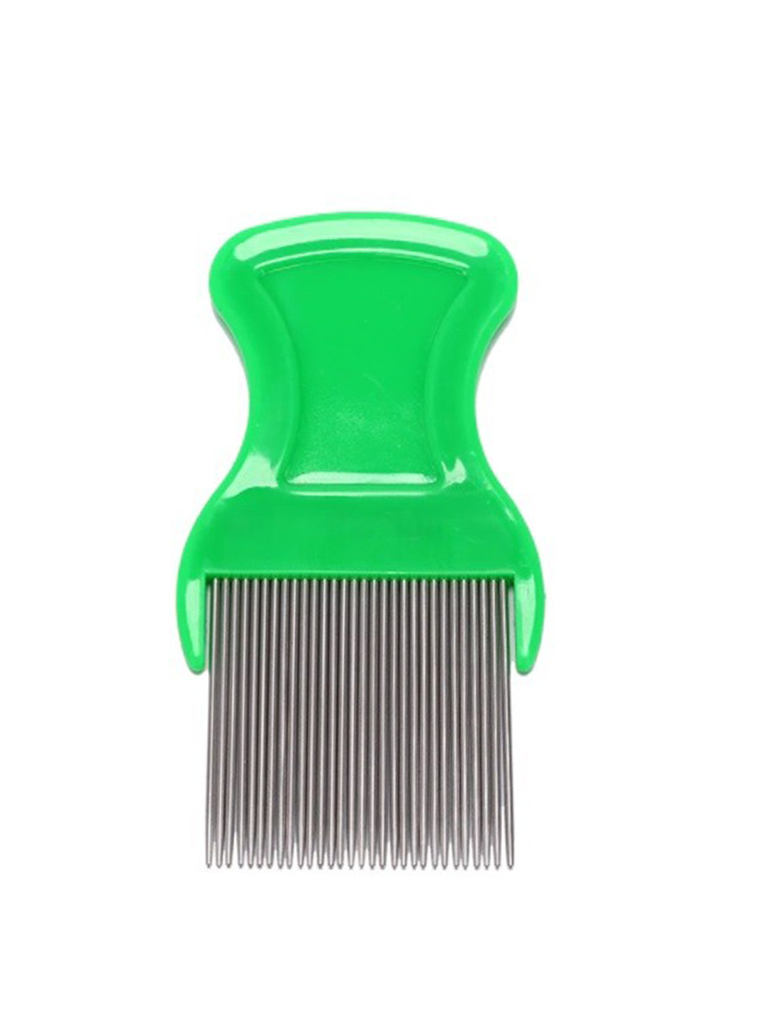Alexvyan Women Green Metal Teeth Magnifier Lens Nit Comb