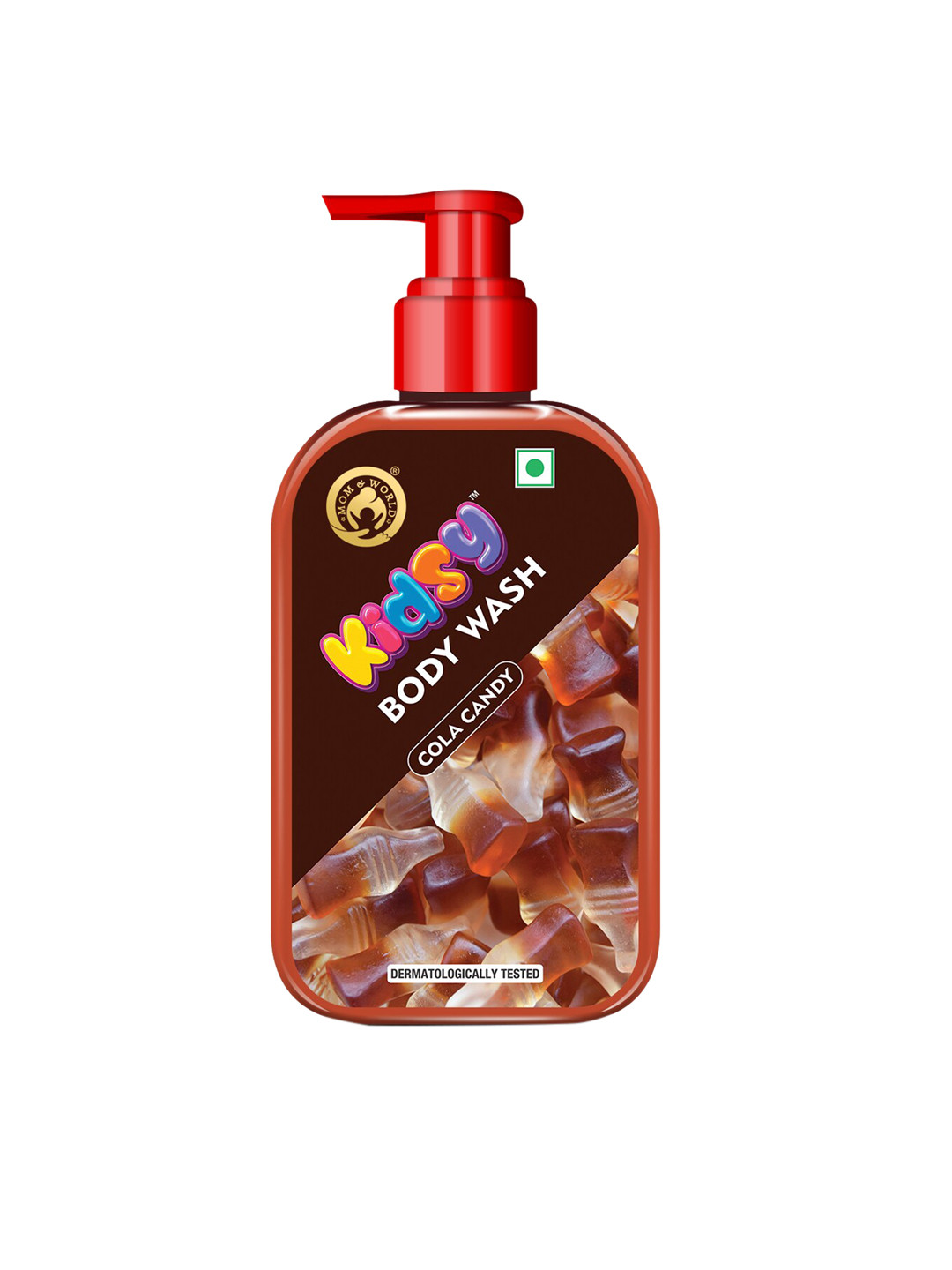 Mom & World Paraben Free Cola Candy Kidsy Body Wash with Moroccan Argan Oil - 240 ml